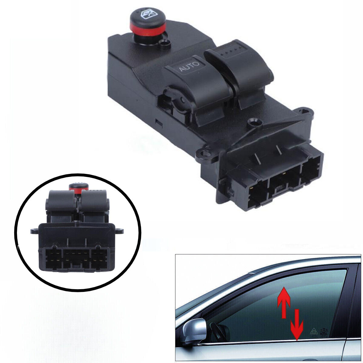Front Left Master Power Window Switch fit for 2003-2011 for Honda Element L4 2.4L