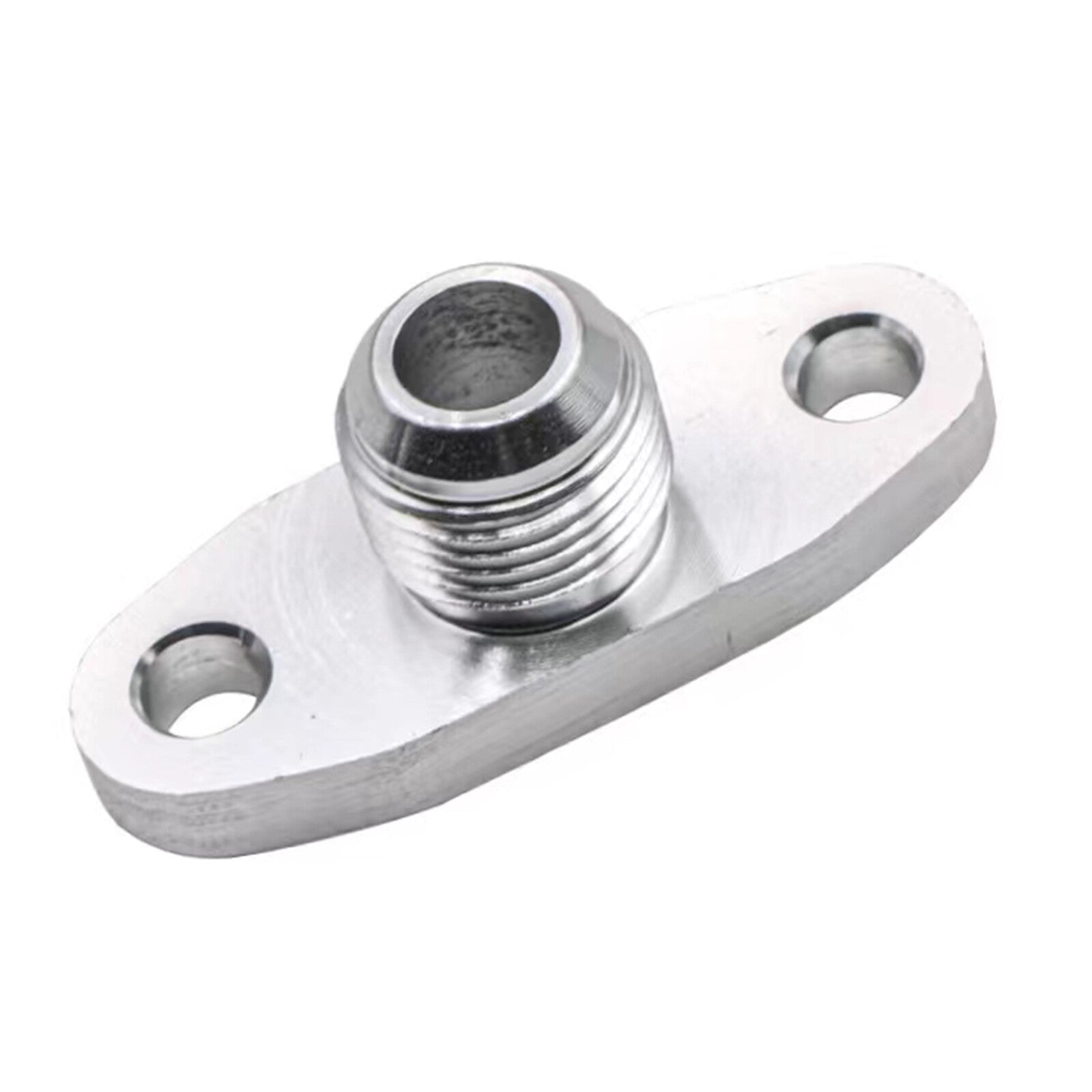 Turbo Oil Feed Line Flange Gasket 4AN 4 AN Fitting Adapter For T3 T4 T04E GT42