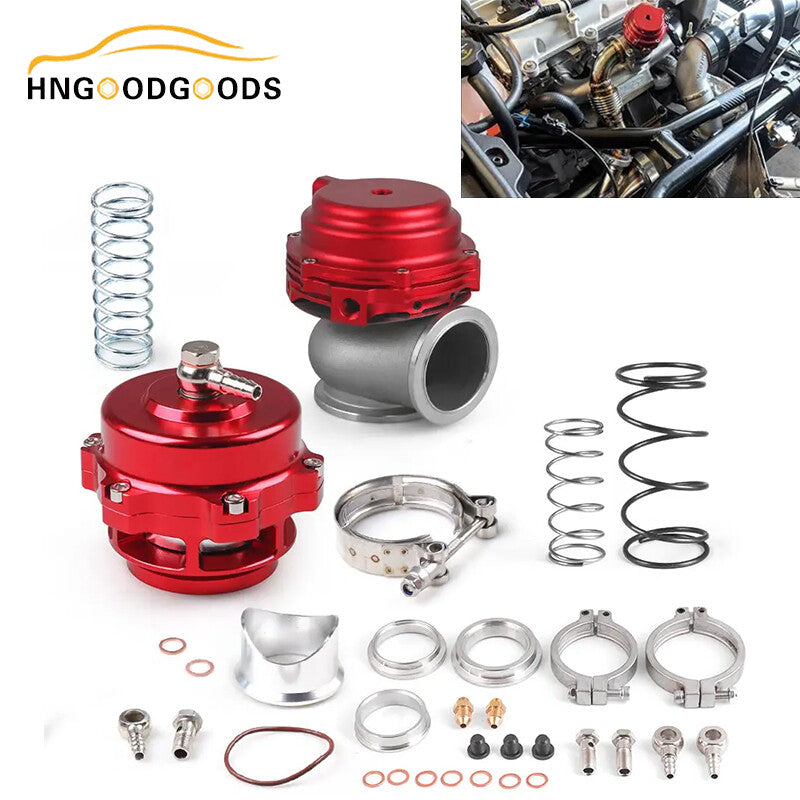44 mm external Wastegate V-band flange turbine exhaust valve and 50 mm blow-off valve BOV