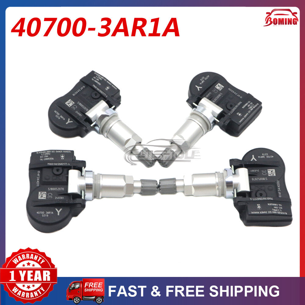 4-pack 40700-3AR1A TPMS tire pressure sensor 433MHz suitable for Nissan Sentra SR SV Versa