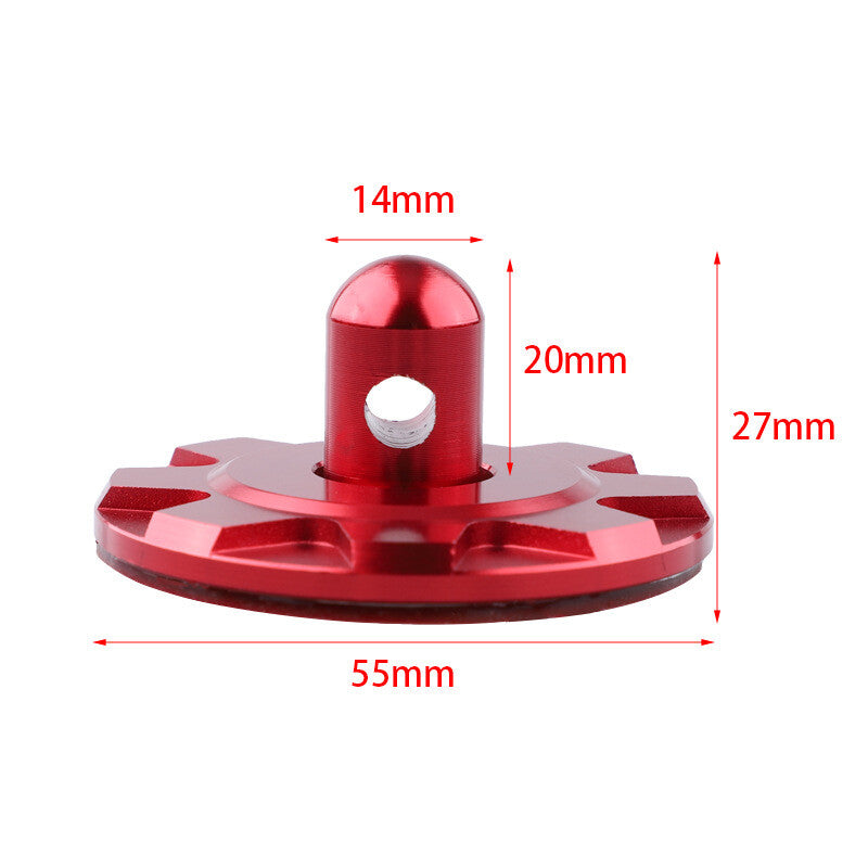 Red Hardware Bonnet Racing Hood Pin Lock Appearance Kit Universal Aluminum