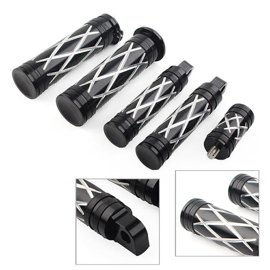 Footrest FootPeg Hand Grips Shifter Peg for Harley Sportster XL 1200 883 Black