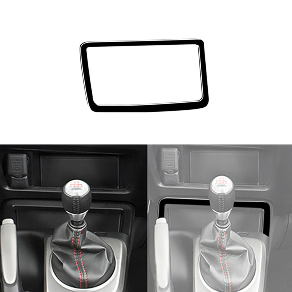 Piano Black Interior Small Storage Box Cover Trim for Honda for Civic 8th 2006-2011