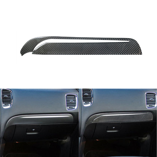 Carbon Fiber Interior Above Glove Box Cover Trim for Dodge Durango 2014-2020