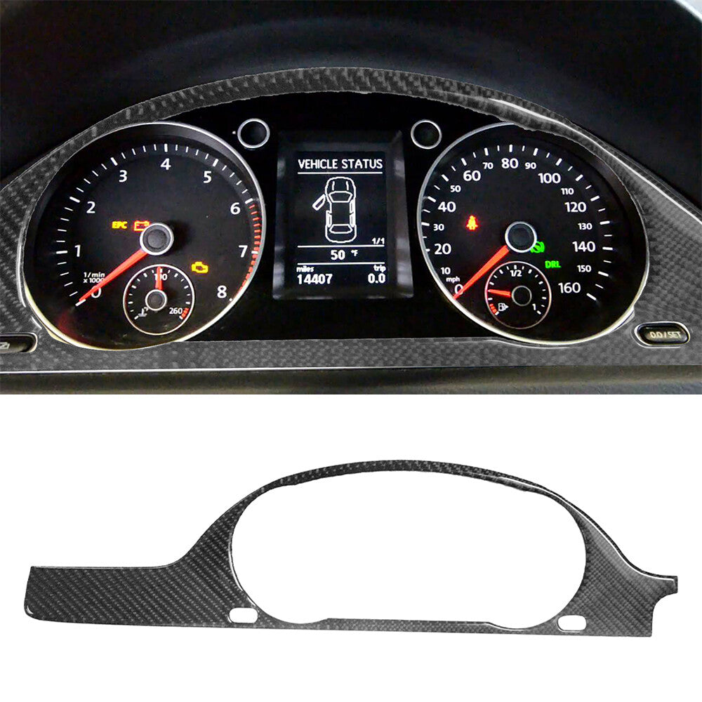 Carbon Fiber Instrument Gauge Interior Trim for Volkswagen for Passat 2006-2010 B