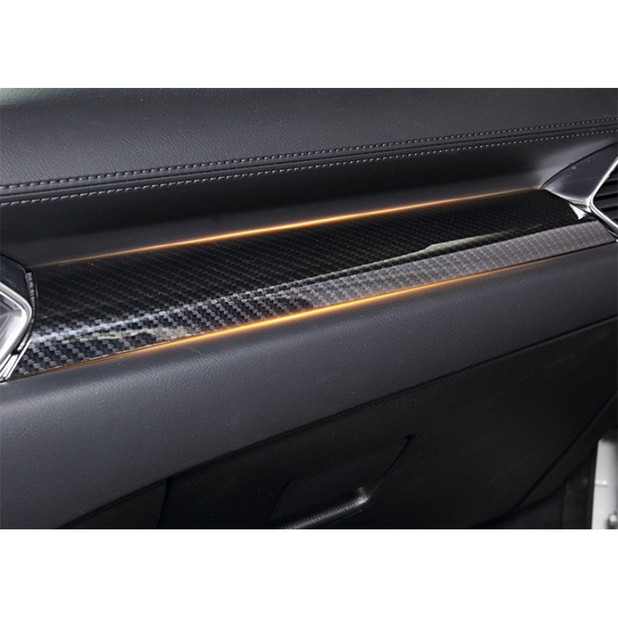 3P for Mazda CX-5 2017-24 Carbon Fiber Look Central Console Dashboard Strip Trim