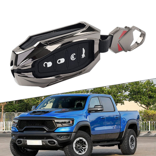 Key Fob Cover Protector Case Black for Dodge for Ram 1500 2019-2024
