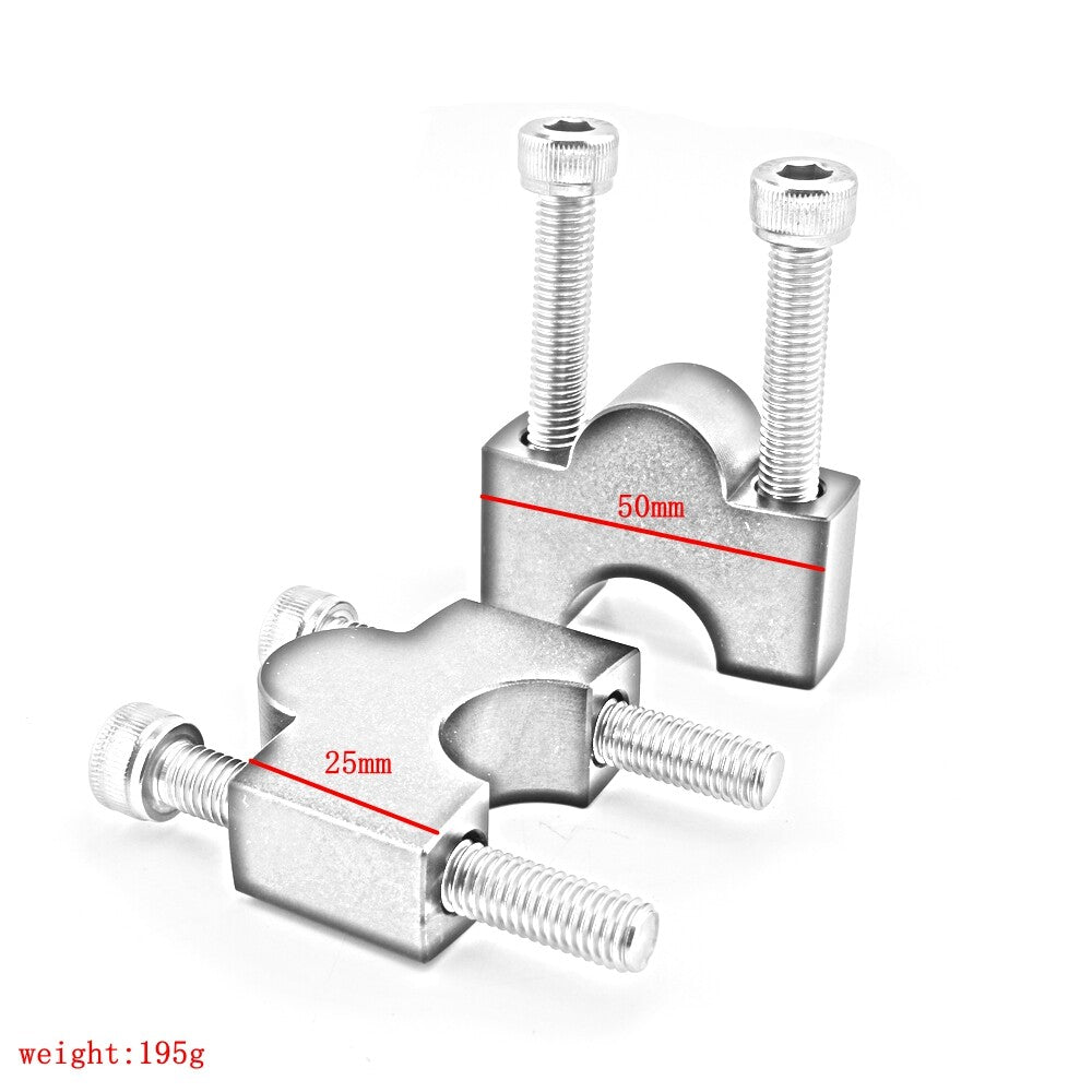 Handle Bar Riser Handlebar Mounting Clamp for Kawasaki 250TR W400 ZRX400 ZRX1100