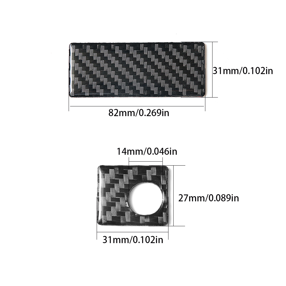 Carbon Fiber for Co -pilot Handle Box Cover Trim for Suzuki Grand Vitara 2006-2013