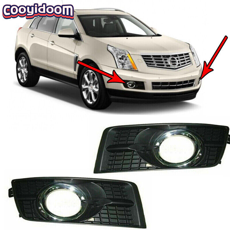 Suitable for 2010-2016 for Cadillac SRX GM1038125, new front fog light bezel plastic.