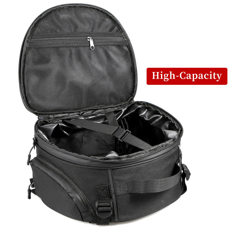 Motorcycle rear for seat bag, rear saddle, helmet, waterproof shoulder bag, tote bag