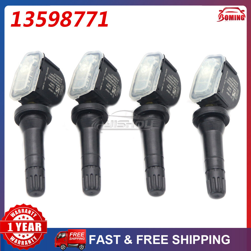 4X New 13598771 Tire Pressure Sensors for Buick for Chevrolet GM 315MHZ TPMS Sensor