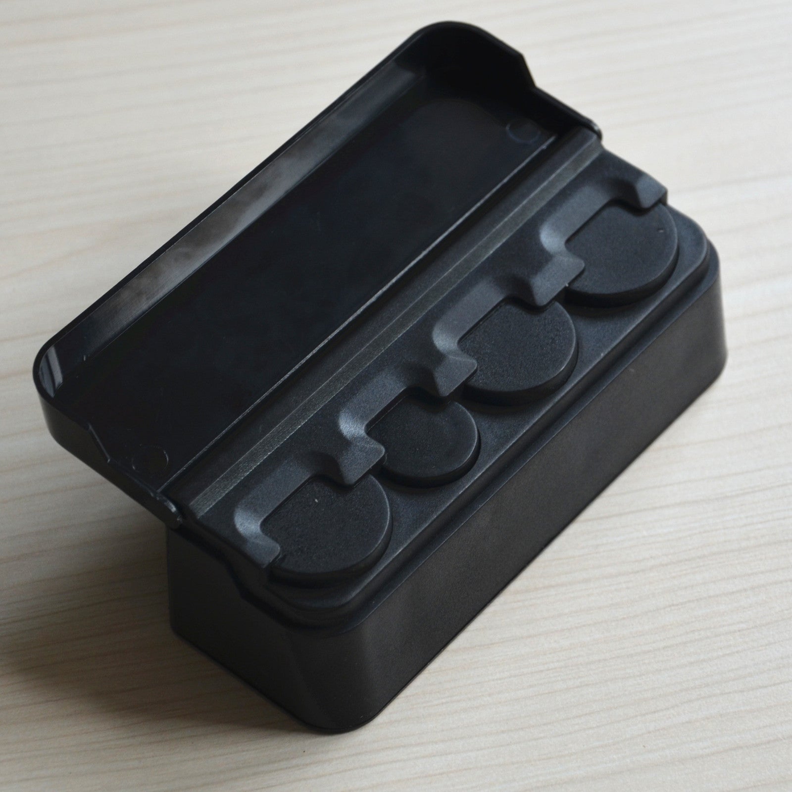 Auro Coins Storage Box Piggy bank Organizer Change Holder Dash Container Black