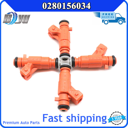 0280156034 for Citroen Xsara Berlingo for Peugeot 206 Partner 4x New Fuel Injector