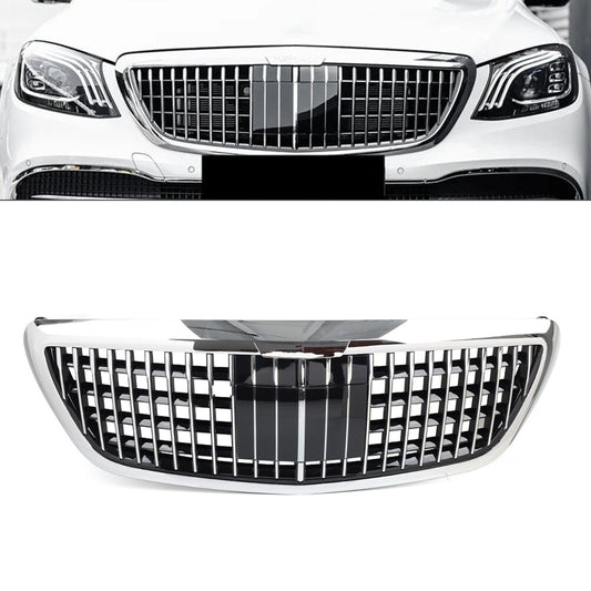 Front Bumper Radiator Hood Grille for Benz S-Class W222 2014-2020 15