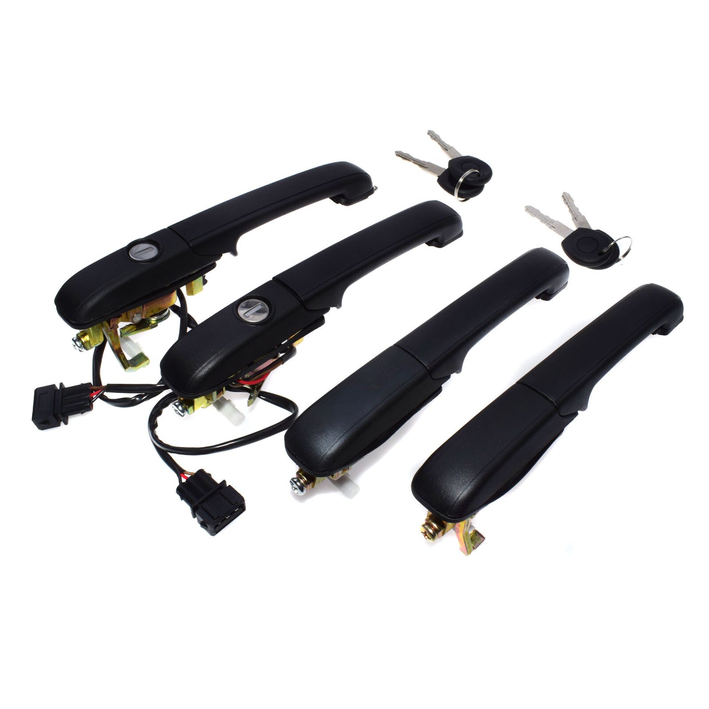 4 Pcs Door Handle Front Rear for VW for Passat Sedan 1994-1997 3A0839206A 3A0839205A