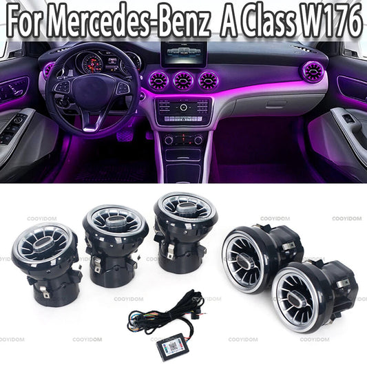 Air Outlet Turbine Condition Vent 12 Color for Mercedes-Benz A B CLA Class W117