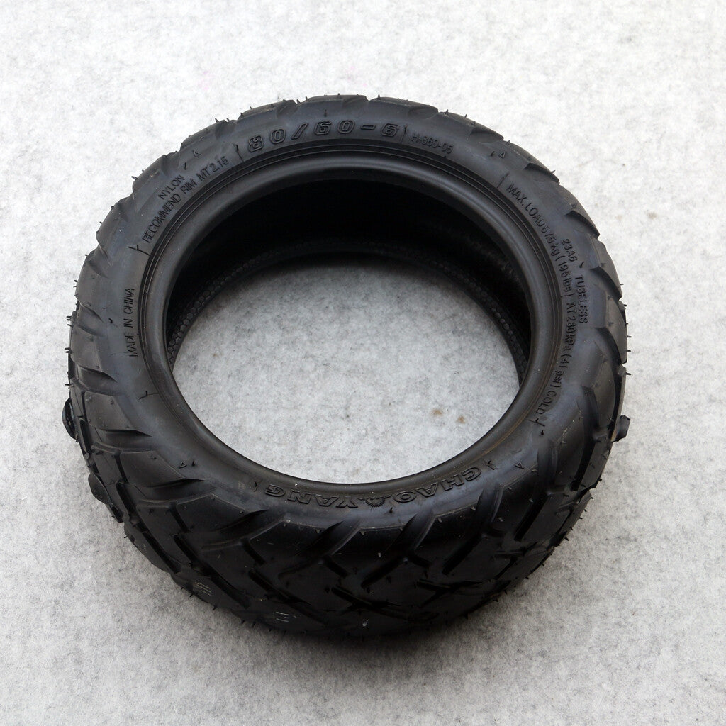 80/60-6 Tyre Wear-Resistant Off-Road Tubeless Electric Scooter Pneumatic Wheels