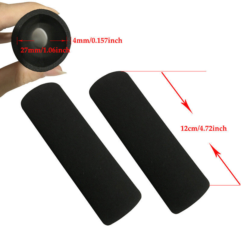 Motorcycle Wrap Around Hand Grip Covers Anti Vibration Comfort Soft Touch Pair