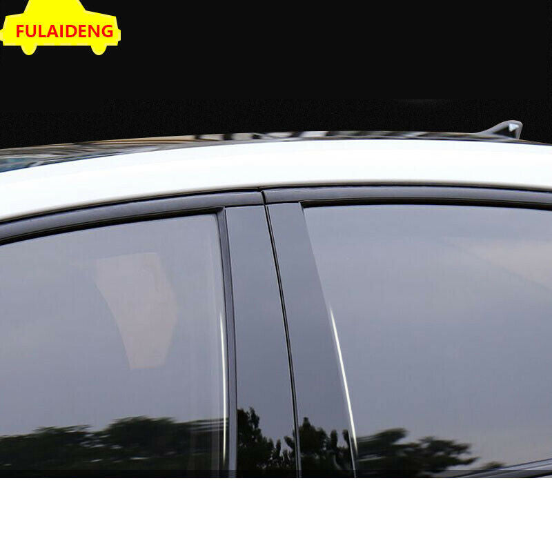 for Cadillac XT5 2016-2022 PC Black Car Window Pillar Panel Mirror Molding Trims