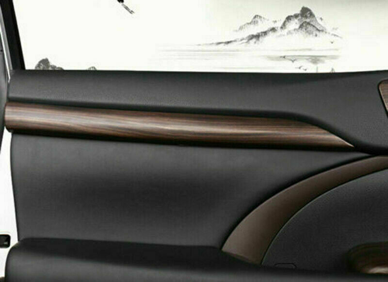 4Wood Grain Color Inner Door Armrest Trim Strip for Toyota Highlander 2014-2019