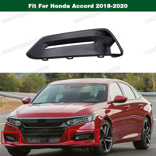 Left Driver Front Fog Lamp Light Cover Bezel Trim Fit for Honda Accord 2018-2020