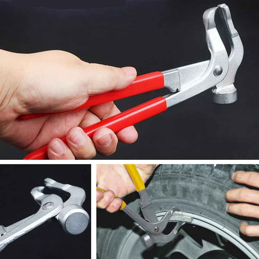 Tires Wheel Weight Plier Balancer Clip Weight Remover Plier Hammer Car AUTO Tool