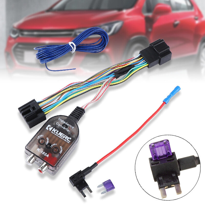 Factory Radio Add A Subwoofer Amplifier PlugPlay Harness for GMC for Chevy for Cadillac