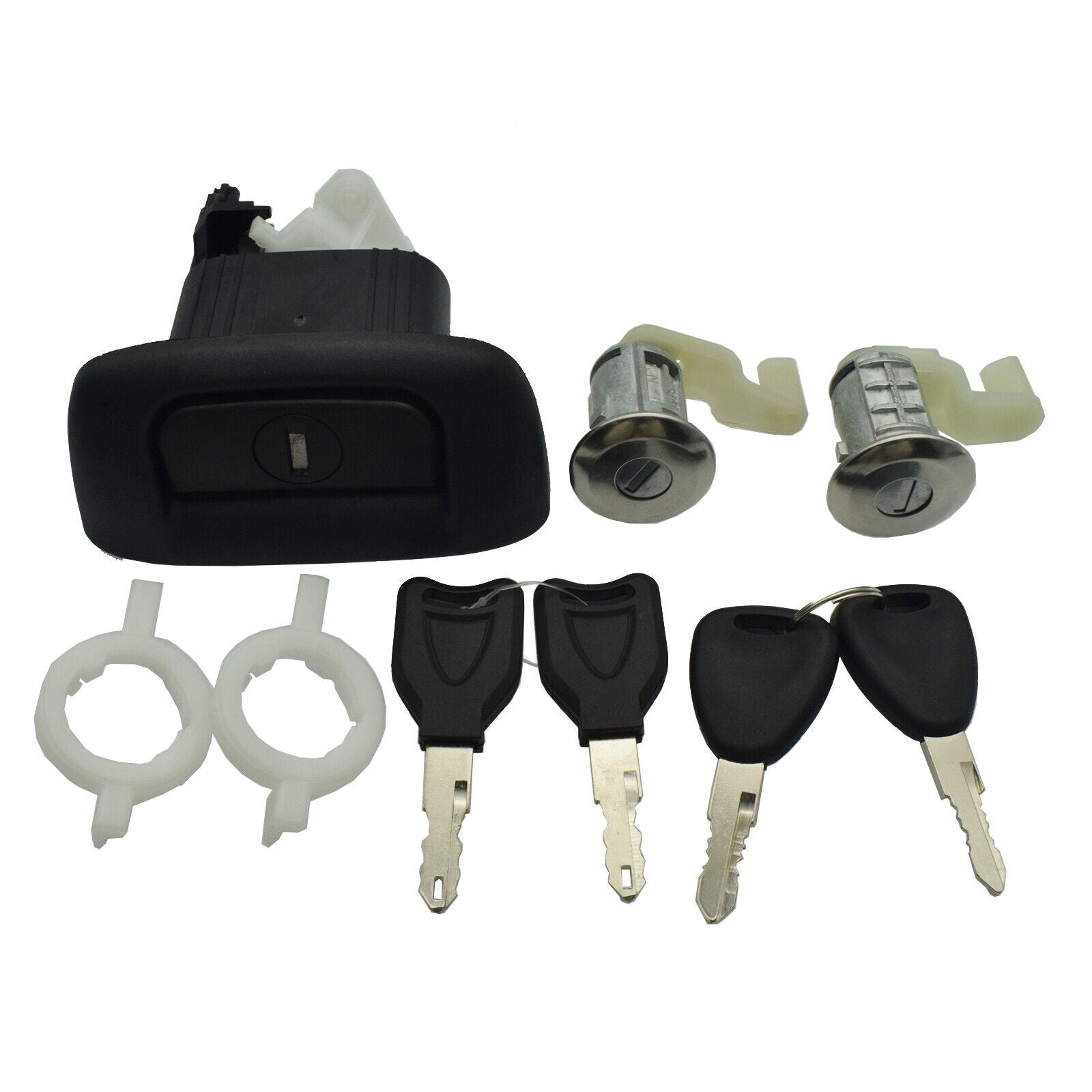 Tailgate Trunk Boot Lock Lock Cylinder Set for Renault Clio Thalia 7700431773
