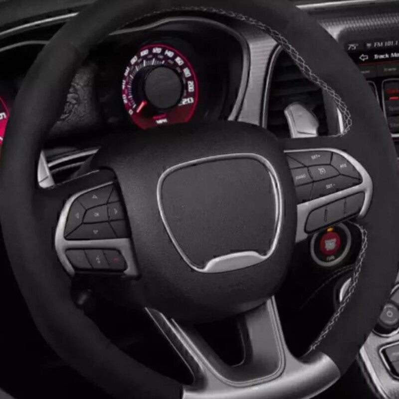 Driver Steering Wheel Cover for Dodge for Challenger Charger Durango SRT 2015-2024