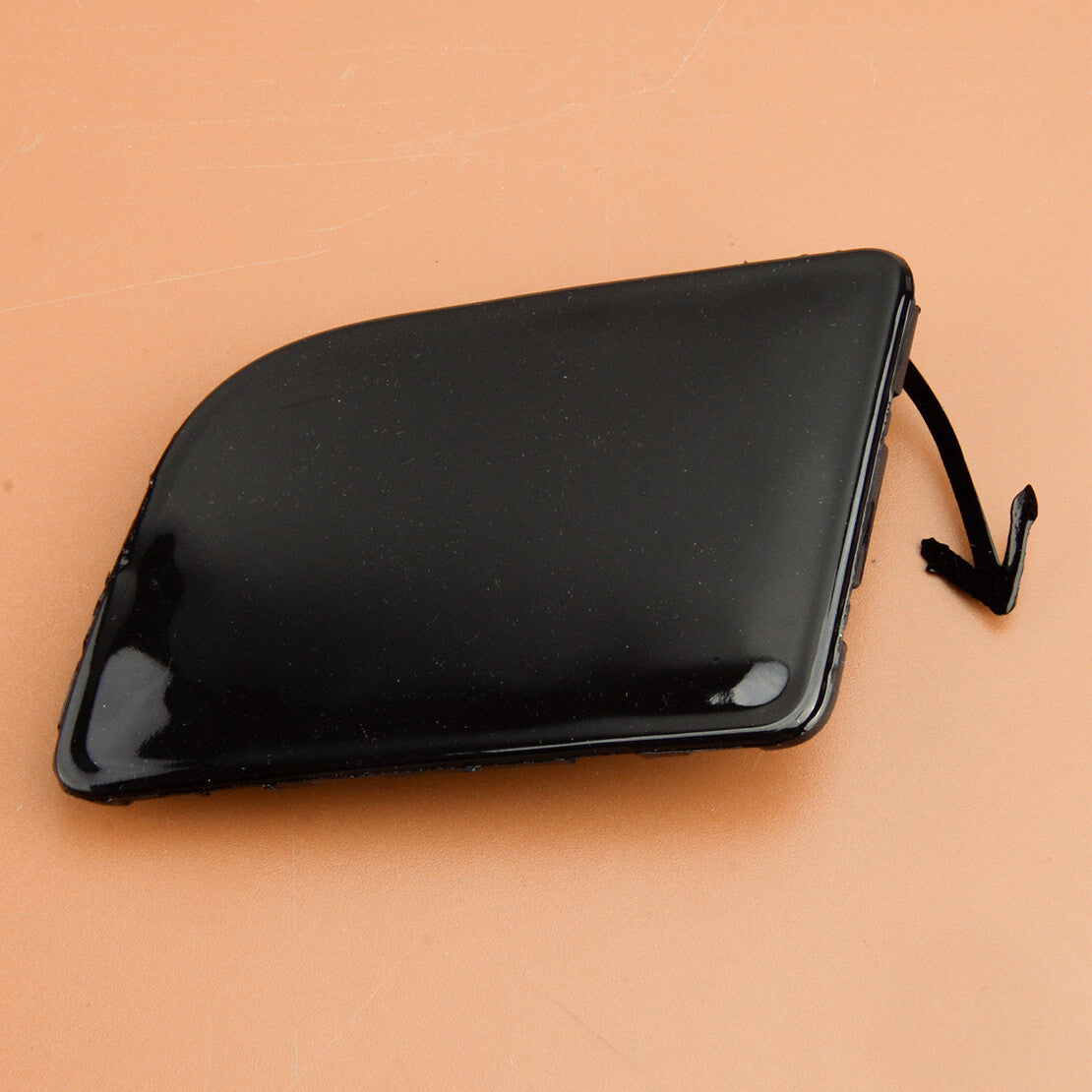 Black Front Bumper Tow Hook Cover Towing Eye Cap Fit for Nissan Sentra 2016-2019