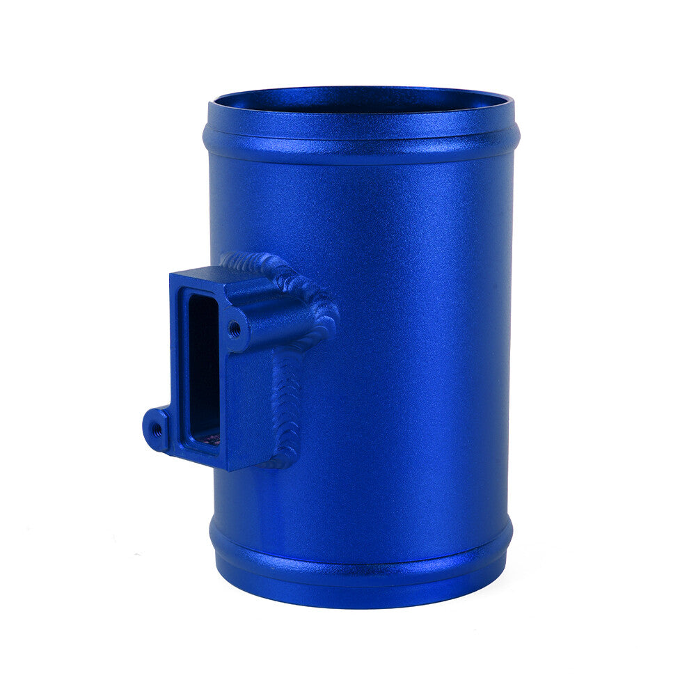 New Blue 3 76MM MAF Mass Air Flow Sensor Mount Adapter for Ford for Nissan
