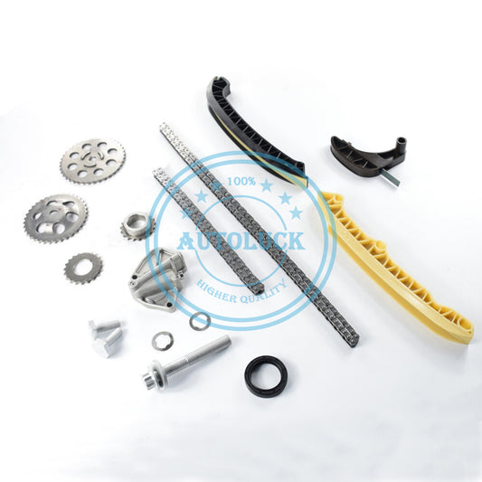 16pcs Engine Timing Chain Kit for VW FOX POLO for Seat Ibiza 2001-2007 for Skoda FABIA