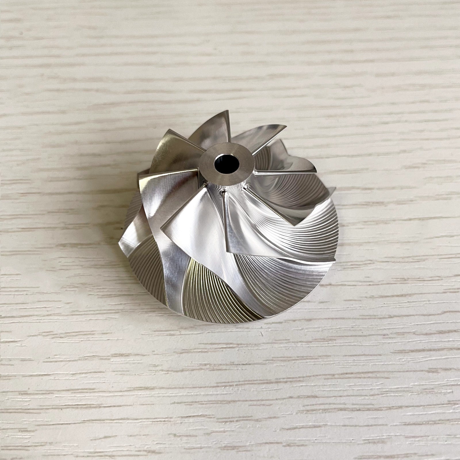 GT15-25 Front 37.50/52.00 mm 8+0 Blade Performance Billet Compressor Wheel