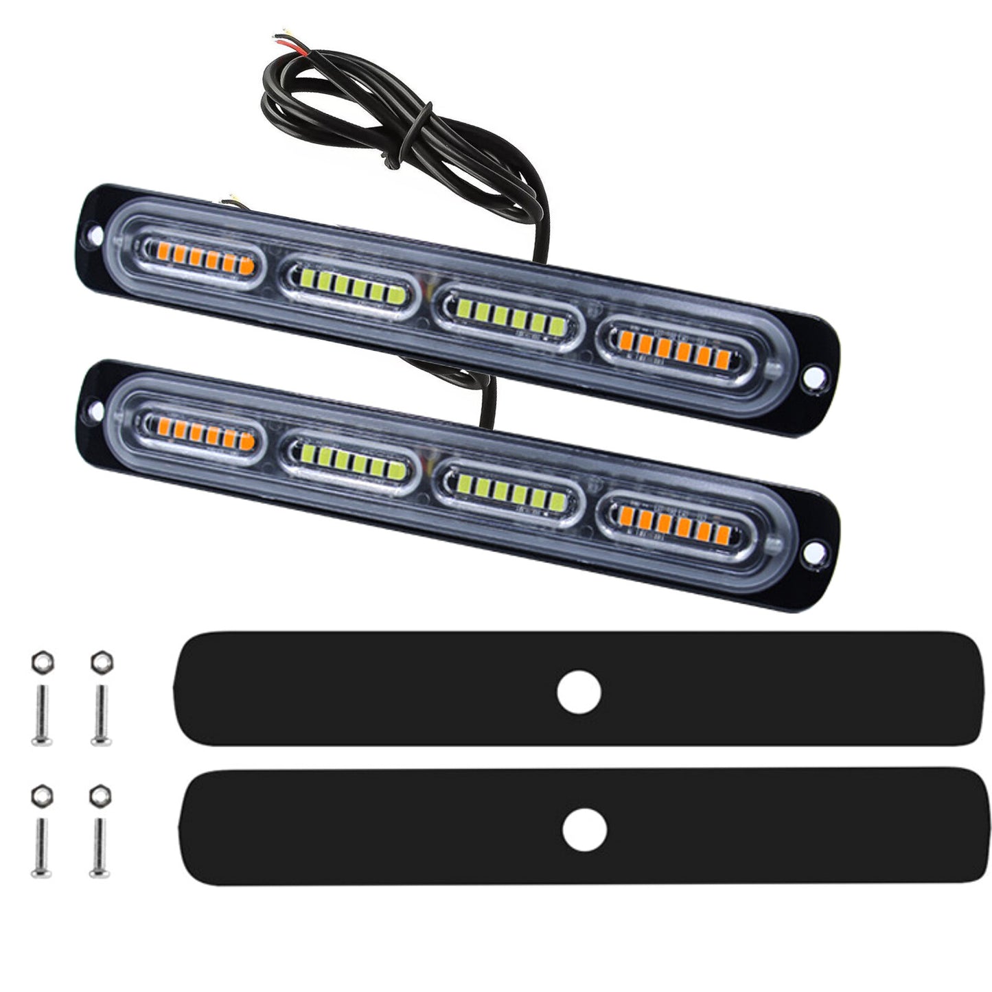 New LED Flashing Strobe Light Bars Emergency Beacon Accessories For Car Truck