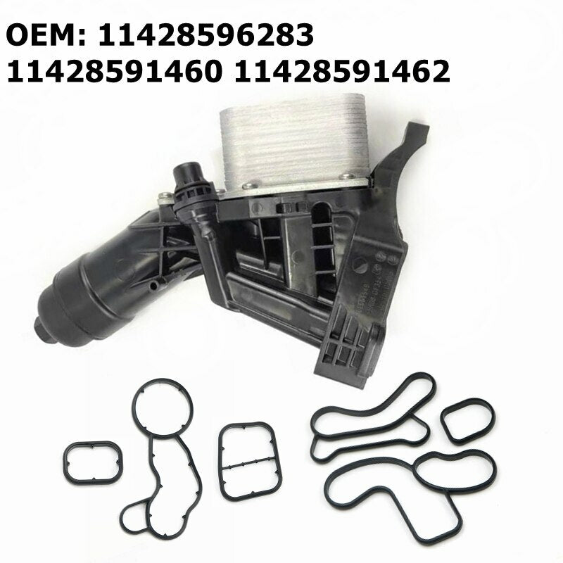 Engine Oil Cooler Filter Housing with Gasket For 17-21 for BMW 320 330 530 740 X3 X4