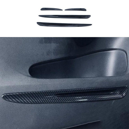 Carbon Fiber Color Inner Door Panel Cover Trims ABS for Honda CR-V CRV 2012-2016