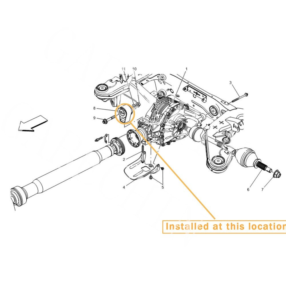 equipment manufacturer ( ) spare parts for Maserati differential shafts and rear axles: 670003304