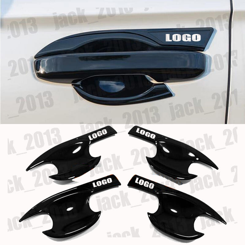 Glossy Black Side Door Handle Bowl Cup Covers Trims for Honda CRV CR-V 2023-2025