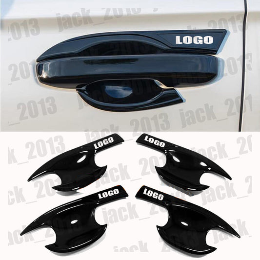 Glossy Black Side Door Handle Bowl Cup Covers Trims for Honda CRV CR-V 2023-2025