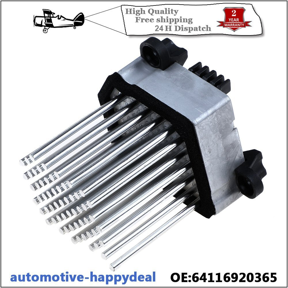 for BMW E46 E39 X3 X5 HEATER BLOWER FINAL STAGE RESISTOR HEDGEHOG 64116920365