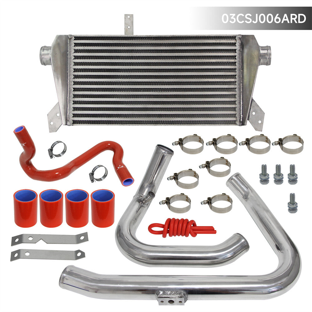 Front Mount Intercooler Kit for VW for Passat for Audi A4 B5 Quattro 1.8T 96-01 Red