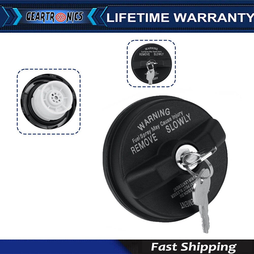 Gas Fuel Tank Cap With Lock Key For 2001-2021 for Chrysler for Jeep for Dodge for Ram 5278655AB