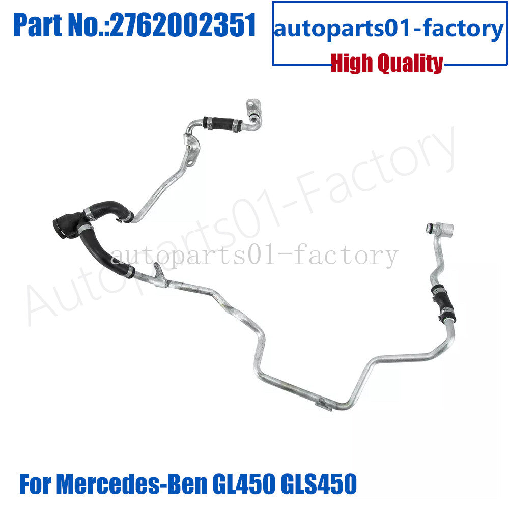 2762002351 Turbocharger Return Coolant Line for Mercedes-Benz GLS450 X166 3.0L