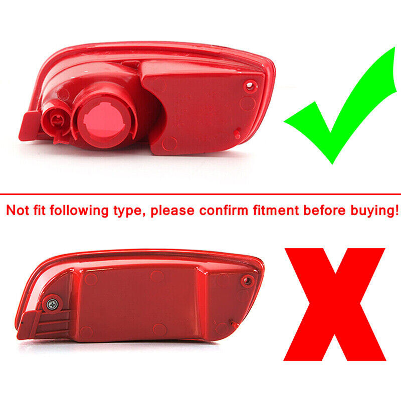 Left rear bumper reflector brake light (LAM) for Hyundai Santa Fe (CM) 2007 - 2009