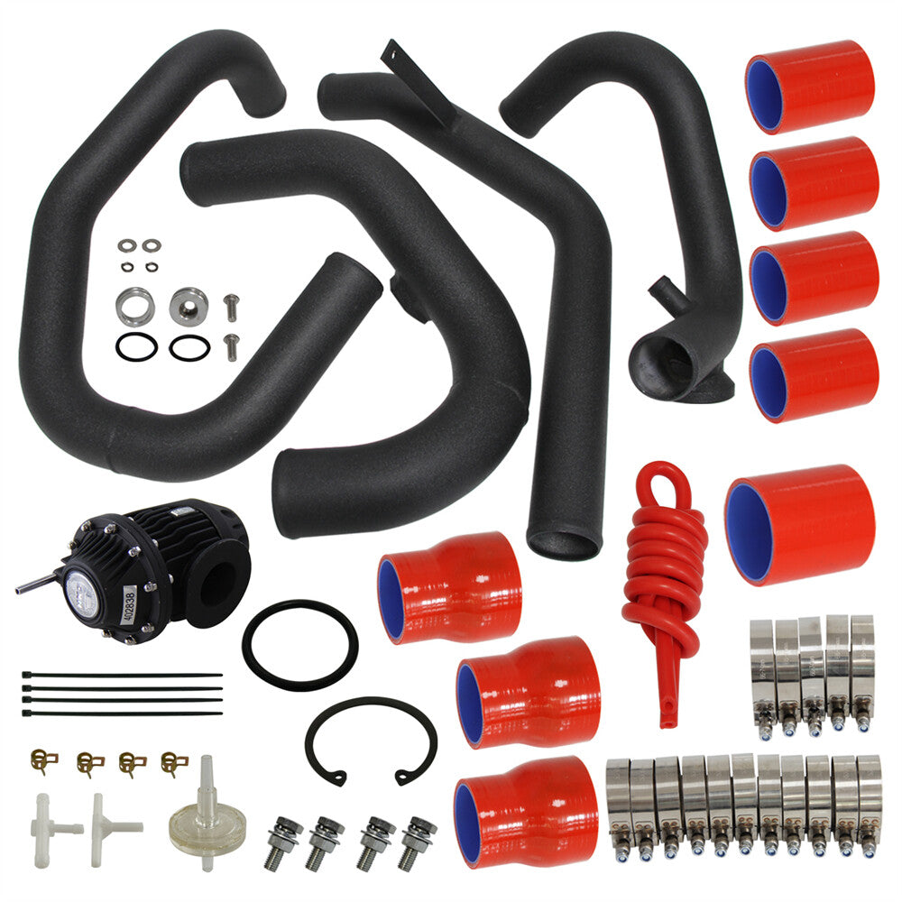 Intercooler Pipe Piping Kit + BOV Kit for VW for Jetta for Golf GTI MK4 1.8T 98-05 Red