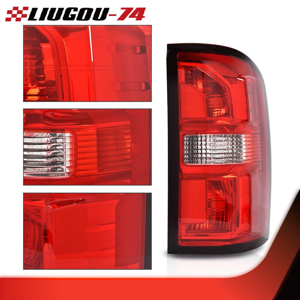 Suitable for 14-18 for GMC for Sierra 1500 2500 3500. Taillight, brake light, right-hand grip, passenger side.