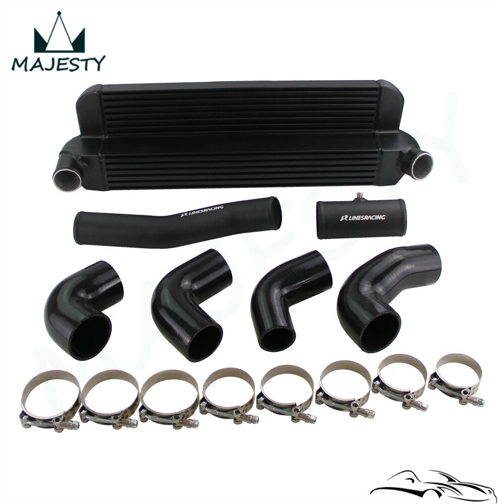 Intercooler+Charge Pipe Kit for Mini Cooper S JCW R55 R56 R57 R58 R59 R60 R61 BK
