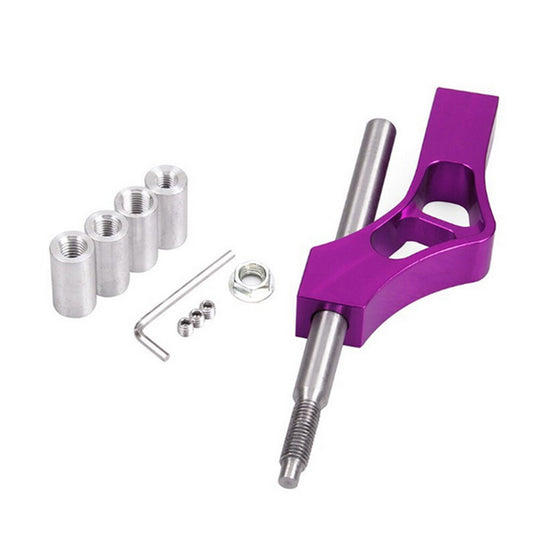 Purple Aluminum Shift Knob Extension Adjustable Lever Extender Gear Shifter