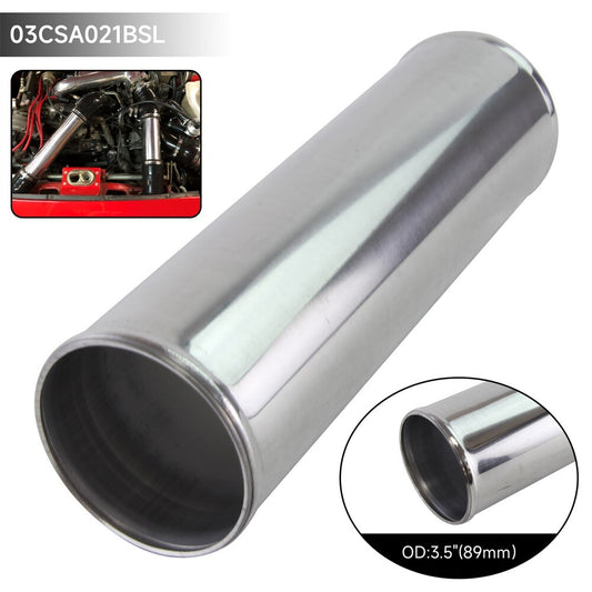 89mm 3.5 inch Aluminum Intercooler Intake Turbo Pipe Piping Tube Hose L=300mm